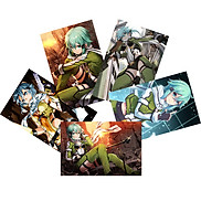 Tranh Poster SET 5 tấm Sword Art Online ANIME MANGA A4 tấm khác nhau