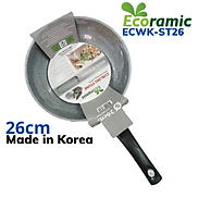 Chảo Đá Sâu Lòng Cao Cấp Ecoramic ECWK-ST26 26cm