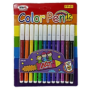 Bộ Bút Lông Màu Color Pen WinQ FP-01 12 Màu