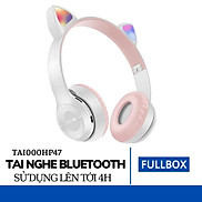 Tai Nghe Mèo Bluetooth, Có Đèn LED Headphone
