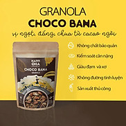 Granola Choco Bana HAPPI OHA - Ngũ Cốc Ăn Sáng Ngũ Cốc Ăn Kiêng Không