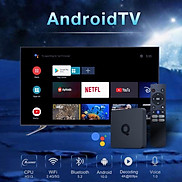 Android Tivi Box Q1 - Ram 2G - Android TV 10 - Dual Wifi - Bluetooth