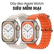Dây đeo đồng hồ silicone siêu mềm mại dành cho Apple Watch 49mm 44mm 40mm
