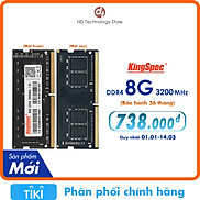 RAM Laptop KingSpec 8GB DDR4 3200MHz NB 8G - Hàng Chính Hãng