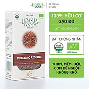 Gạo Organic Đỏ Hữu Cơ HOASUAFOODS thơm mềm xốp dinh dưỡng 1KG