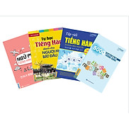 Combo 4 Cuốn Sách Tự Học Tiếng Hàn Cho Người Mới Bắt Đầu