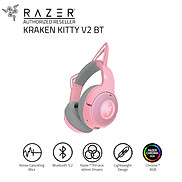 Tai nghe gaming không dây Razer Kraken Kitty V2 BT - Hàng chính hãng