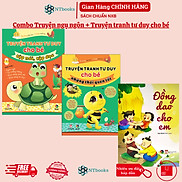 Sách - Combo Đồng dao cho em+Truyện tranh tư duy cho bé tập nói tập đọc +