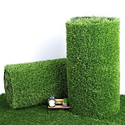 Thảm cỏ nhựa nhân tạo sợi dài 2cm cao cấp, đế dày tốt, cắt theo yêu cầu