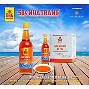Thùng 6 chai Nước mắm Nhỉ Cá Cơm - 584 Nha Trang - 30 độ đạm