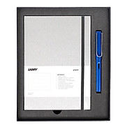 Gift Set Lamy Notebook A5 Softcover Grey + Lamy Al-Star Blue - GSNAl0010