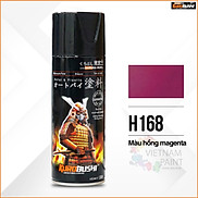 Sơn xịt Samurai Kurobushi - màu hồng honda magenta H168 400 ml