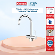 Vòi rửa bát 3 đường nước Konox, Model Trim-Water Grey, 3 phiên bản màu