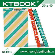 Sổ ghi chép Kế Toán bìa cứng giấy in caro cao cấp size 30 x 40 cm Khổ Lớn