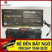 Bàn phím Keyboard GAMING T-WOLF TF16 LED 7 MÀU Chuyên Game