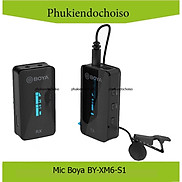 Mic thu âm Boya BY-XM6-S1 Ultracompact 2.4GHz Dual-channel Microphone
