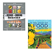 Sách - Combo 2 cuốn kiến thức về khoa học và nấu ăn Khoa Học Về Nấu Ăn +