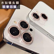 Bộ miếng dán Bảo Vệ camera đính đá Diamond Dành Cho 11 Pro 11 proMax 12