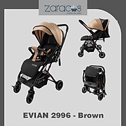 Xe đẩy gấp gọn 2 chiều cho bé Zaracos Evian 2996 Brown - Zaracos Việt Nam