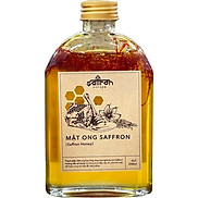 Mật ong ngâm Saffron 250ml lọ chai thủy tinh thương hiệu Saffron Việt Nam