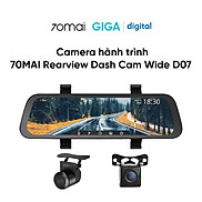 Camera 70MAI Rearview Dash Cam Wide D07
