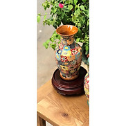 Bình Bách Hoa 32cm full cổ Trang trí cấm hoa trưng bày decor gốm sứ thủ