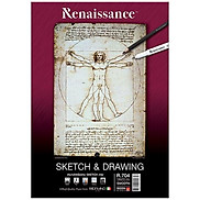 Tập Vẽ Sketch A5 90gsm - Renaissance R704 60 Tờ