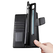 Bao da dành cho Samsung Tab S9 Plus dạng ví có ngăn đựng thẻ, đựng tiền