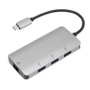 Cổng chuyển chính hãng TARGUS 4 in 1 USB-C To 3xUSB-A + Ethernet Adapter