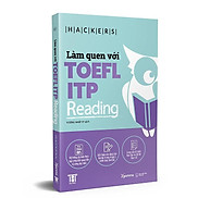 ThangLong BookstoreLàm quen với TOEFL ITP Reading  Hackers