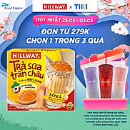 Trà Sữa Trân Châu Hoàng Kim - Hillway - Chuẩn vị Đài Loan size L hộp 4 gói