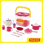 Bộ đồ chơi phụ kiện nhà bếp Nasten ka cho 4 người 29 mảnh Polesie Toys