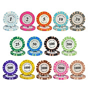 Combo 10 Chip Poker Phỉnh Poker Có Số Cao Cấp