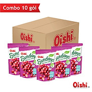 Combo 10 túi Oishi Nước Nho Sundays 190ml túi
