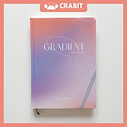 Sổ tay ghi chép grid Crabit 130gsm làm bullet journal - Gradient Hồng