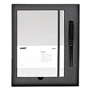 Gift Set Lamy Notebook A5 Softcover Grey + Lamy Al-Star Black - GSNAl0012