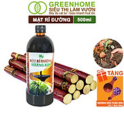 Mật Rỉ Đường Greenhome, HK, Chai 500ml, Phân Bón Hữu Cơ, Ủ Dịch Chuối