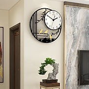 Đồng hồ treo tường trang trí KHÔNG CẦN KHOAN TƯỜNG Trang trí phòng khách