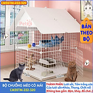 Chuồng mèo 2 tầng, 3, 4 tầng giá rẻ đẹp lắp ghép đa năng đơn giản với lưới