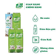 Nước Dừa ACP Vico Fresh - Combo 4 Hộp Nước Dừa 1L 1 Sữa Dừa, 3 Dứa