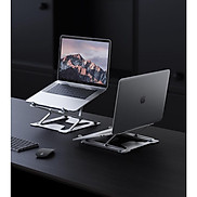 Giá đỡ laptop tablet bằng nhôm kiêm đế tản nhiệt nâng Macbook Laptop điều