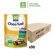 Thùng 30 Gói Cháo Tươi Baby SG Food Lươn Đậu Xanh 240g