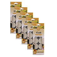 Bộ 5 hộp nến tealight thơm Miss Candle FtraMart MIC0147 Lựa chọn 10 mùi