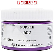 Tuýp Màu Vẽ Acrylic 100 ml - Sunway No.602 - Purple