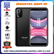 Điện thoại smartphone Masstel Hapi 15- 2 Sim, Tặng kèm ốp lưng