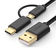 Cáp USB-A 2.0 sang Micro USB + USB