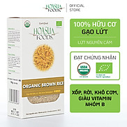 Gạo Organic Lứt Hữu Cơ HOASUAFOODS mềm xốp dinh dưỡng 1KG
