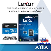Thẻ nhớ MicroSD Lexar 32GB 64GB 128GB class 10 UHS-I - tốc độ100MB s