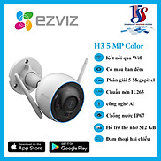 Camera wifi ngoài trời Ezviz H3 3K 5.0 megapixel, có màu ban đêm