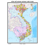 Hành chính Việt Nam - Lào - Campuchia khổ A0 84x114cm